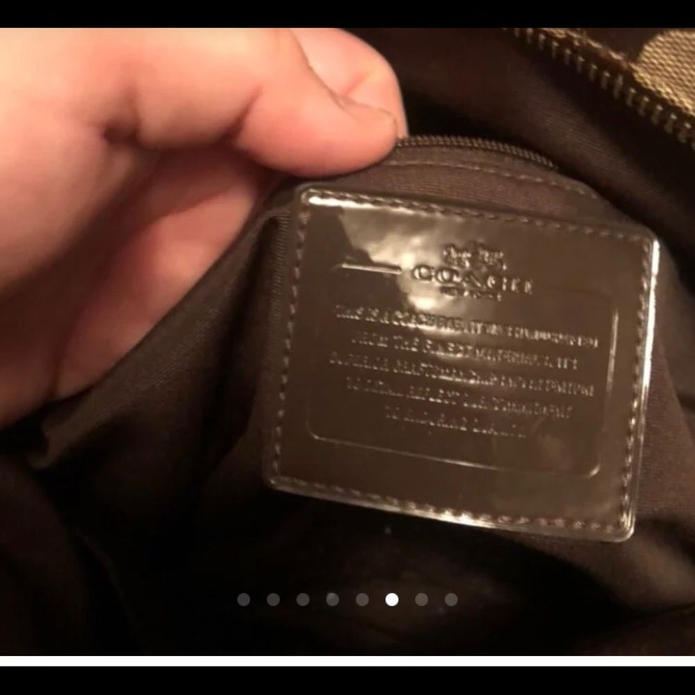Coach purse. Purchased from a coach outlet store - Picture 4 of 6